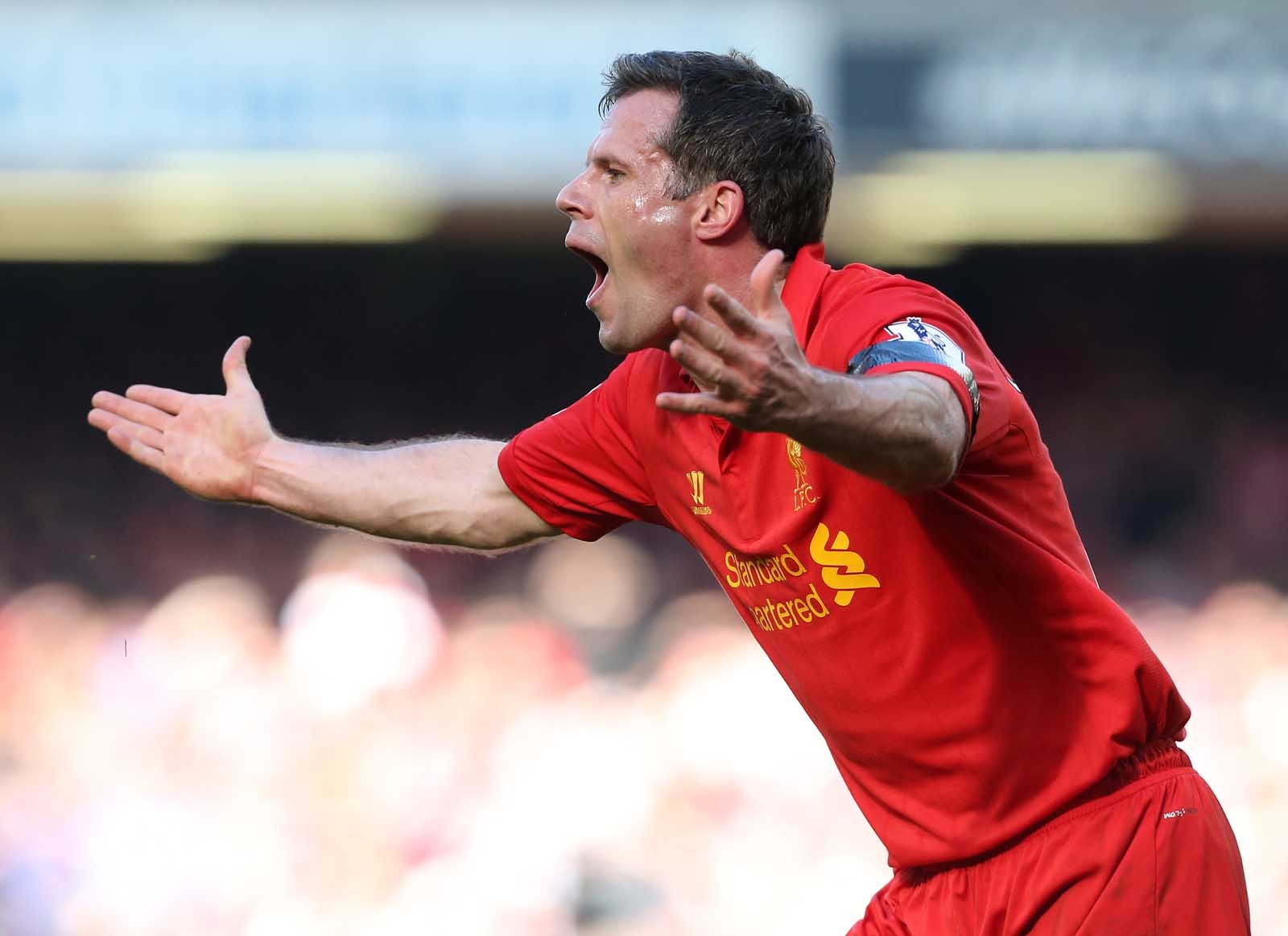 Liverpool fans react to legend Jamie Carragher’s appearance in Everton kit