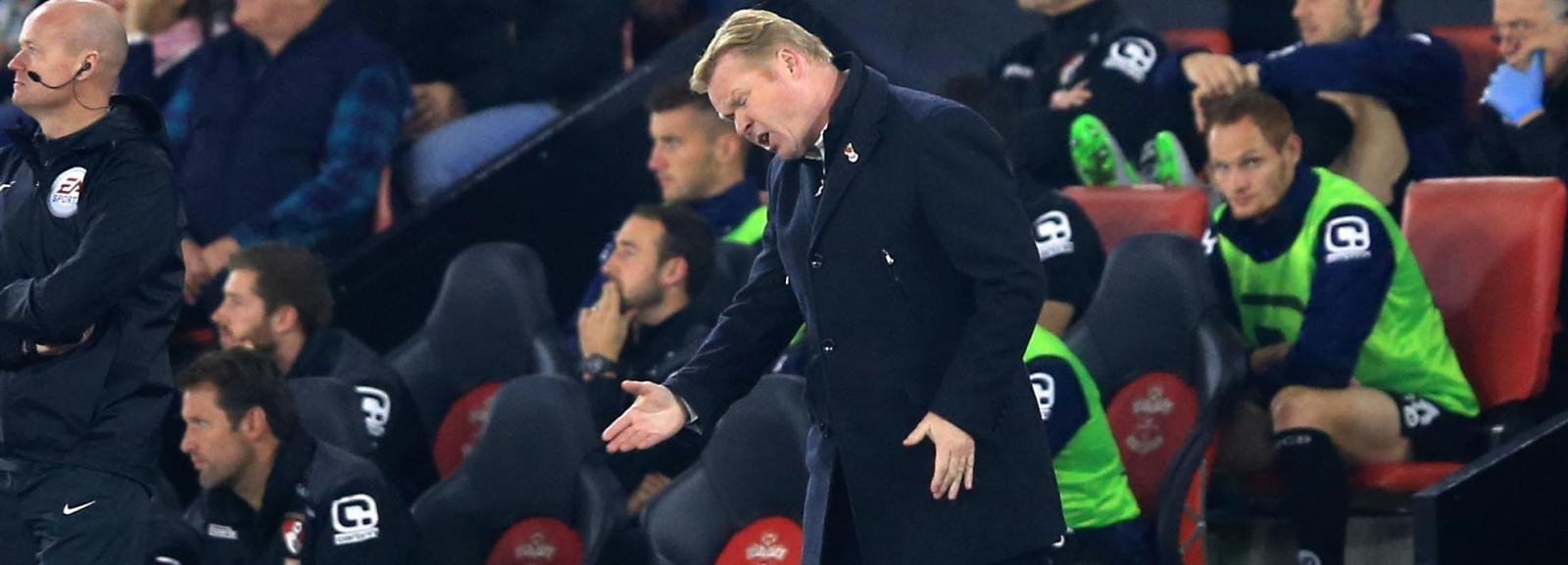 A crucial week for Southampton and, in particular, Ronald Koeman