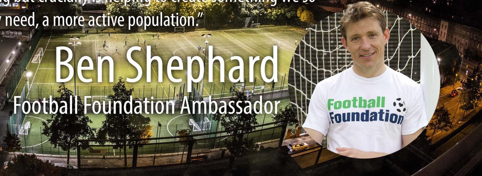 Football Foundation Monthly: TV presenter Ben Shephard praises facilities