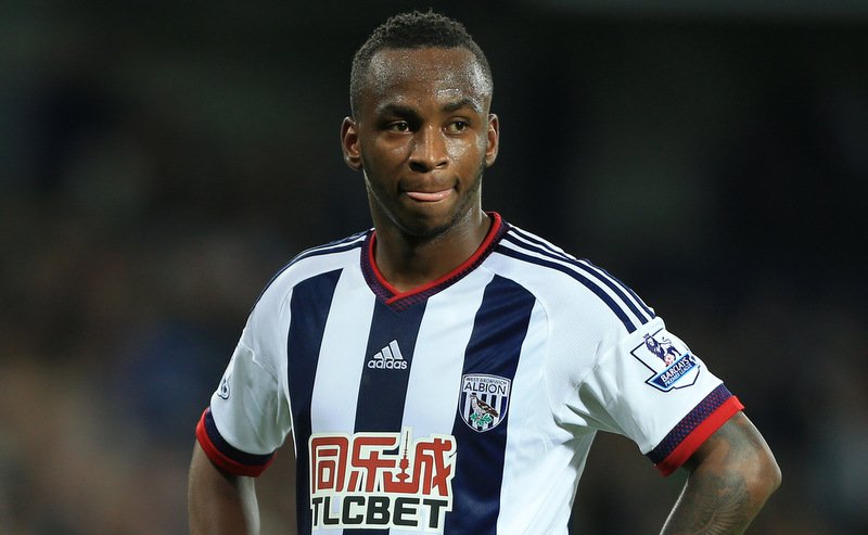 28th September 2015 - Barclays Premier League - West Bromwich Albion v Everton - Saido Berahino of West Brom looks dejected - Photo: Simon Stacpoole / Offside.