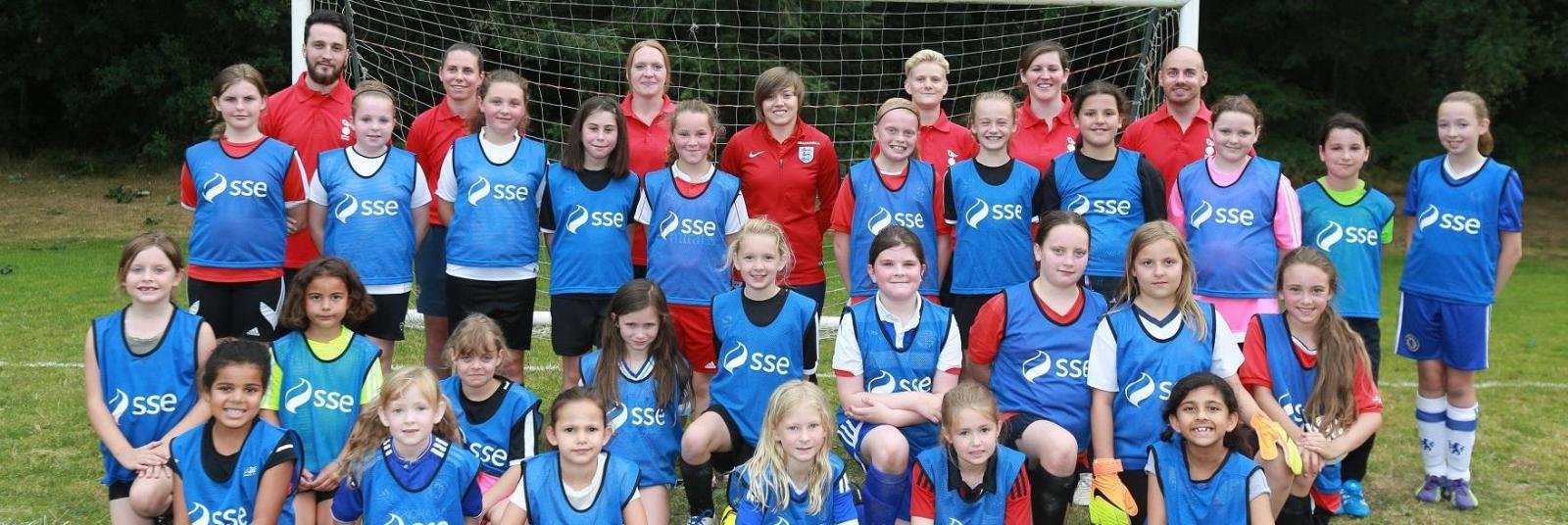 England and Chelsea’s Fran Kirby has high hopes for aspiring girls thanks to an FA and SSE scheme