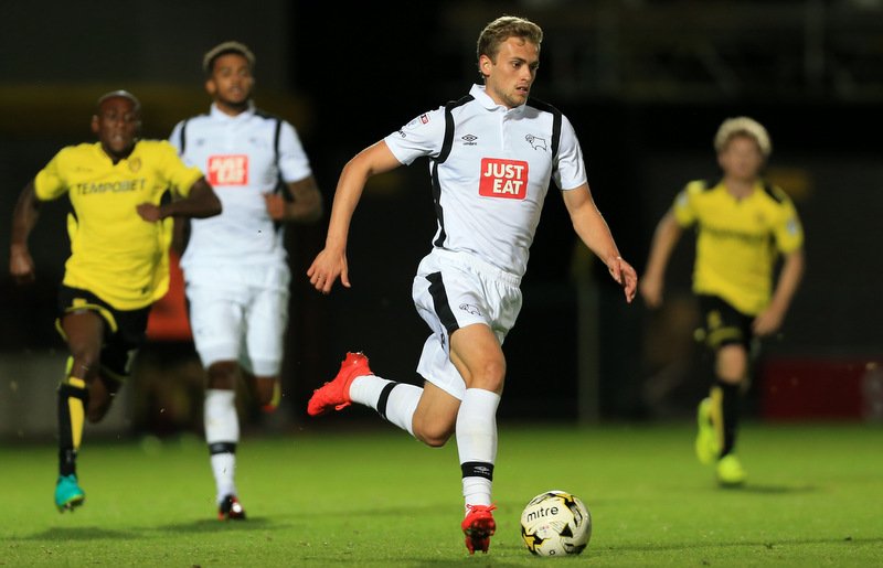Manchester United terminate James Wilson’s Derby loan
