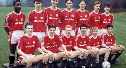 Man United’s 1992 FA Youth Cup winners