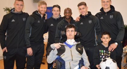 Fulham players make Christmas wishes come true at The Children’s Trust