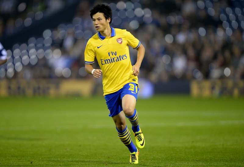 25th September 2013 - Capitol One Cup Third Round - West Bromwich Albion v Arsenal - Ryo Miyaichi of Arsenal - Photo: Marc Atkins / Offside.