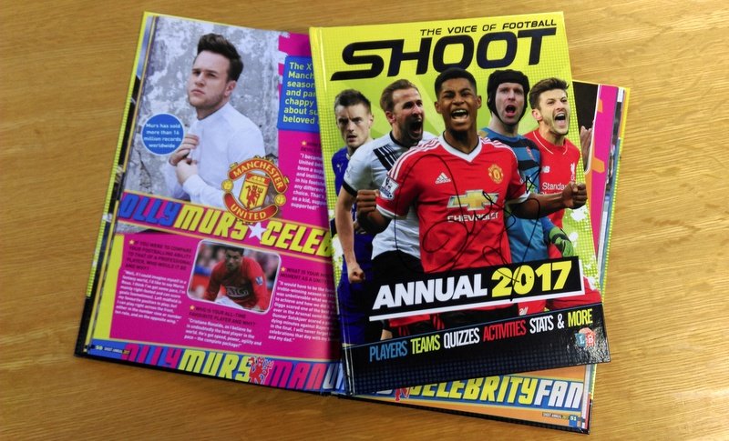 COMPETITION HAS ENDED: An Olly Murs signed copy of SHOOT Annual 2017!