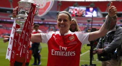 One last goal for Arsenal and England legend Kelly Smith in testimonial