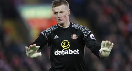 Arsenal and Manchester City favourites to snatch Sunderland’s Jordan Pickford