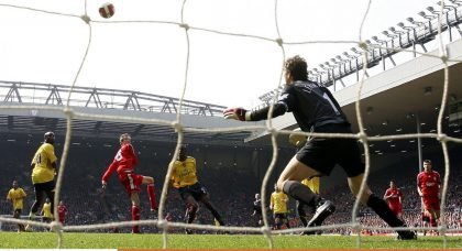 On This Day – 2007: Crouch’s perfect hat-trick as Liverpool trounced Arsenal
