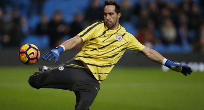 Manchester City’s fate rests insecurely in the hands of Claudio Bravo