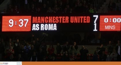 On This Day – 2007: Manchester United put seven past Roma to reach Champions League semi-finals