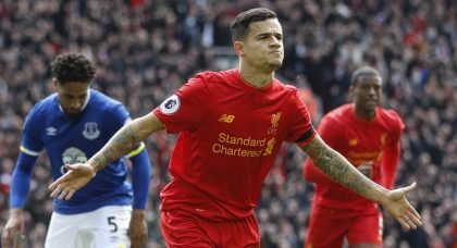 Liverpool fans revel in Philippe Coutinho’s match-winning performance against Everton