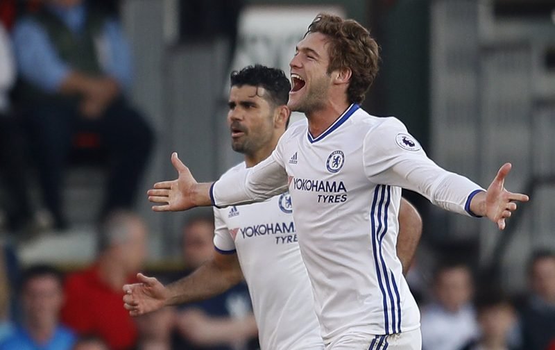 ‘World class’: Chelsea fans marvel in Marcos Alonso’s stunning free-kick at Bournemouth