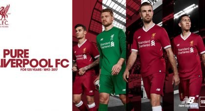 New Balance reveals Liverpool’s 2017-18 home kit for 125th anniversary year