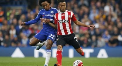 Liverpool and Chelsea lining up move for Southampton defender Ryan Bertrand