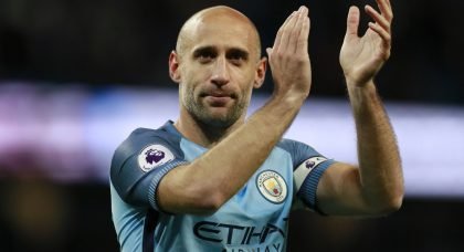 West Ham fans react as Pablo Zabaleta says goodbye to Manchester City supporters