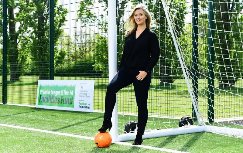 Football Foundation: TV presenter Hayley McQueen opens new sports hub
