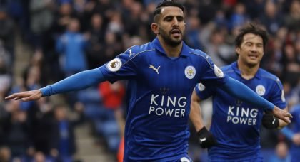 Arsenal refusing to meet Leicester City’s £50m price tag for winger Riyad Mahrez
