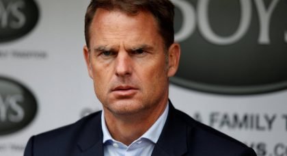 Crystal Palace sack manager Frank de Boer after just 77 days in charge