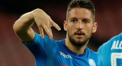 Manchester United interested in Napoli’s free scoring forward Dries Mertens