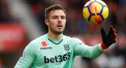 Chelsea weighing up move for Stoke City star Jack Butland as Thibaut Courtois stalls over new contract