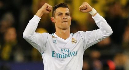 Real Madrid forward Cristiano Ronaldo wins his fifth Ballon d’Or to match Lionel Messi’s tally