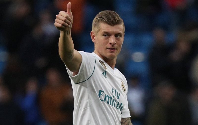 Real Madrid’s £72m-rated midfielder Toni Kroos would welcome a move to Liverpool