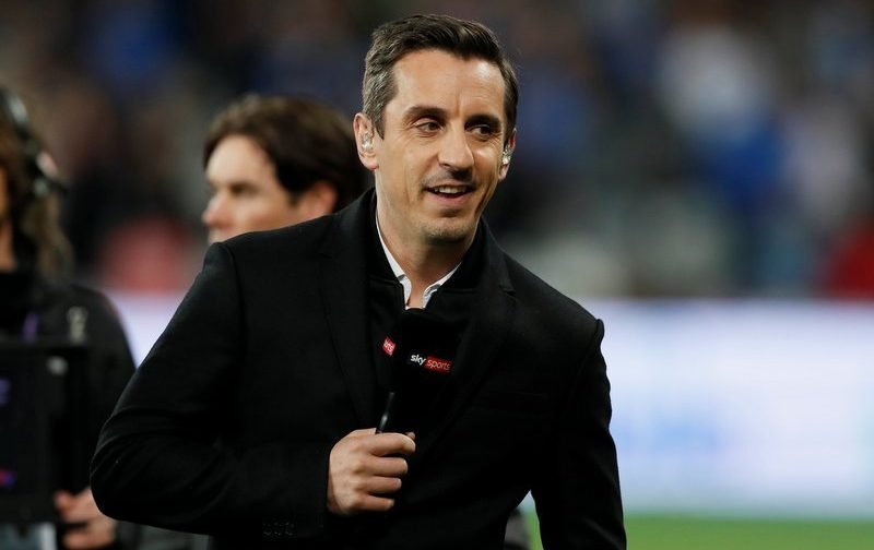 Gary Neville labelled  Manchester United front three an ‘absolute joke’ during draw with Sheffield United