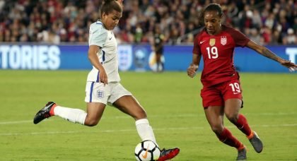 Karen Bardsley’s own goal gifts USA SheBelieves Cup finale victory over Phil Neville’s England