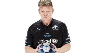 Chef Gordon Ramsay becomes first star to join Usain Bolt’s Soccer Aid World XI