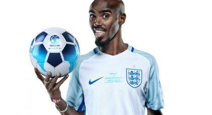 Sir Mo Farah finally set to go head-to-head with Usain Bolt after joining England for 2018 Soccer Aid for Unicef