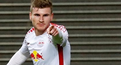 Liverpool battling with Bayern Munich for RB Leipzig star Timo Werner