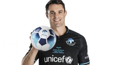 New Zealand rugby legend Dan Carter joins World XI side for Soccer Aid 2018