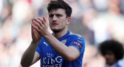 Manchester United weighing up £65m raid on Leicester City for England star Harry Maguire