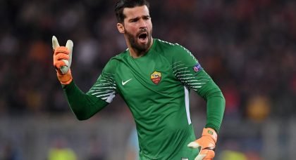 Liverpool dealt a huge blow in their hopes of signing AS Roma goalkeeper Alisson