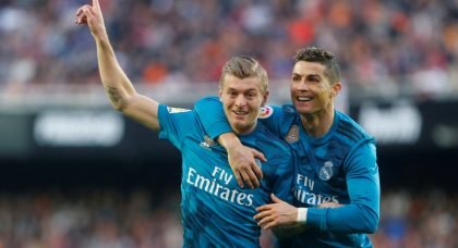 Real Madrid’s Toni Kroos remains Manchester United manager Jose Mourinho’s No.1 midfield target