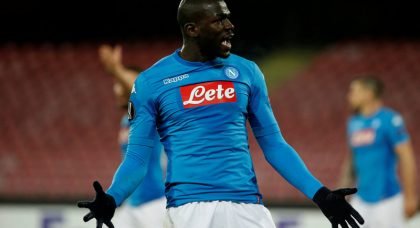 Manchester United could smash their own transfer record with £140million signing of Napoli defender Kalidou Koulibaly in January