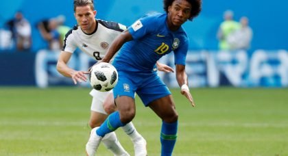 Manchester United weighing up Willian bid after Chelsea reject Barcelona’s £50m offer