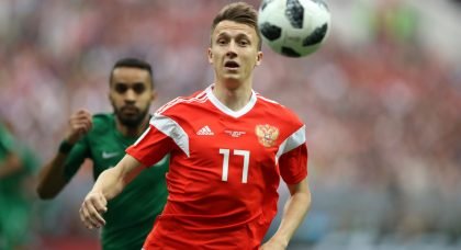 Incoming Chelsea manager Maurizio Sarri wants to make Russia star Aleksandr Golovin his first summer signing