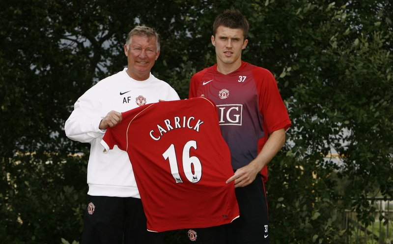 michael carrick jersey number