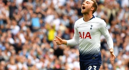 Tottenham Hotspur player Christian Eriksen seemed to wave goodbye to Spurs fans as he looks set to sign deal with Inter Milan