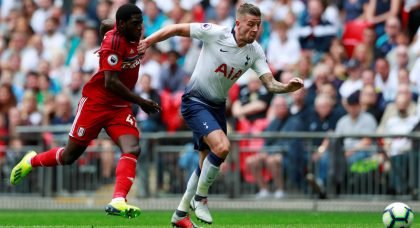 Tottenham Hotspur in danger of losing defender Toby Alderweireld in the summer