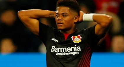 Bayer Leverkusen forward Leon Bailey favours a move to Chelsea