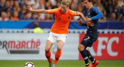 Ajax reject Tottenham’s £44.75m bid for Netherlands midfielder Frenkie de Jong