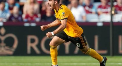 Wolves want £110m for Manchester United and Manchester City target Rúben Neves