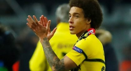 Manchester United boss Jose Mourinho scouts Belgium’s Axel Witsel