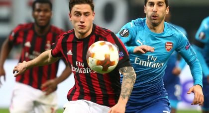 Manchester United keeping tabs on AC Milan full-back Davide Calabria
