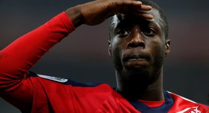 Lille prepared to sell Arsenal target Nicolas Pepe for the right price