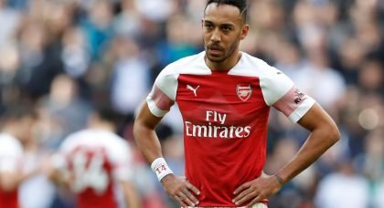 Arsenal to demand at least £56million for striker Pierre-Emerick Aubameyang following Manchester United link