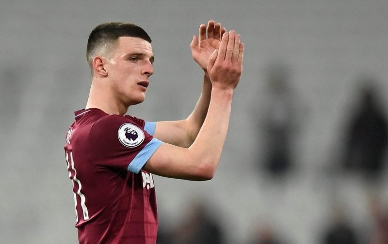 Former Premier League player urges Manchester United to sign Declan Rice from West Ham